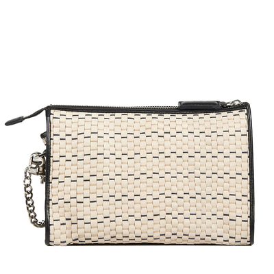 Conexos Örgülü Kadın Deri Omuz Askılı Çanta