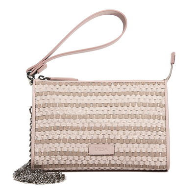 Conexos Örgülü Kadın Deri Omuz Askılı Çanta