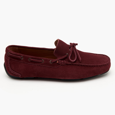 Connor Bordo Erkek Süet Loafer