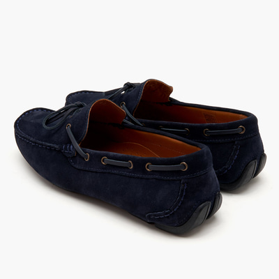 Connor Lacivert Erkek Süet Loafer