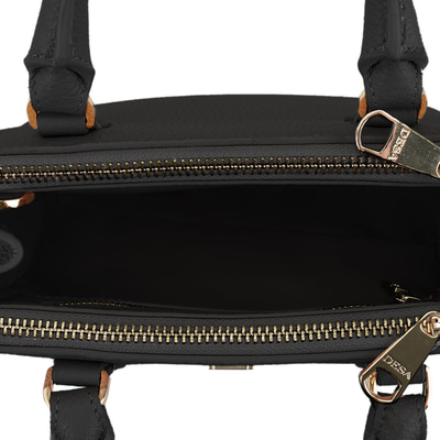 Cora Siyah Kadın Deri El Çantası