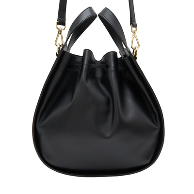 Cosmos Siyah Kadın Deri El Çantası