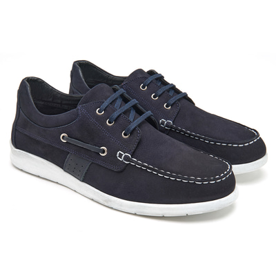 Costello Lacivert Erkek Nubuk Deri Günlük Ayakkabı