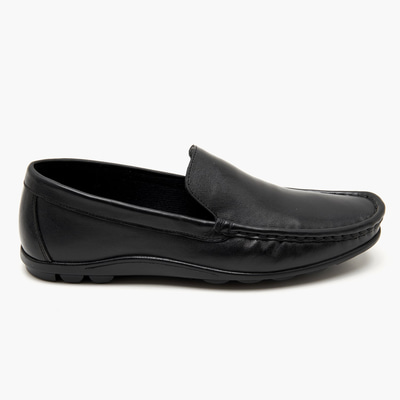 Costner Siyah Erkek Deri Loafer