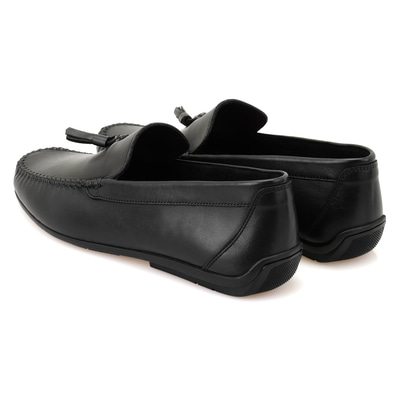 Cralar Siyah Erkek Deri Loafer