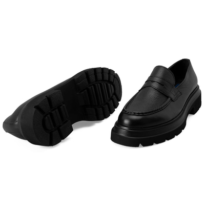 Cristian Siyah Erkek Deri Günlük Ayakkabı