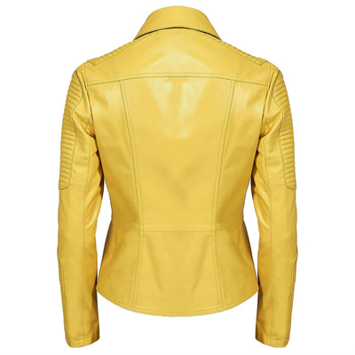 Cristina Kadın Deri Biker Ceket