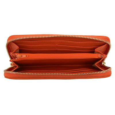 D Logolu Büyük Kadın Deri Cüzdan