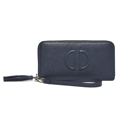 D Logolu Büyük Kadın Deri Cüzdan