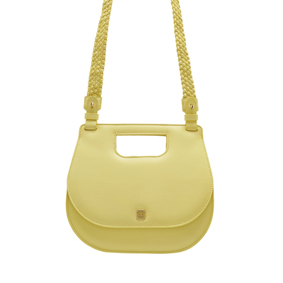 Damian Sarı Kadın Deri El Çantası