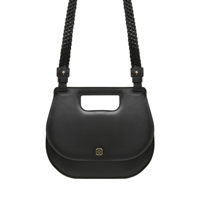 Damian Siyah Kadın Deri El Çantası