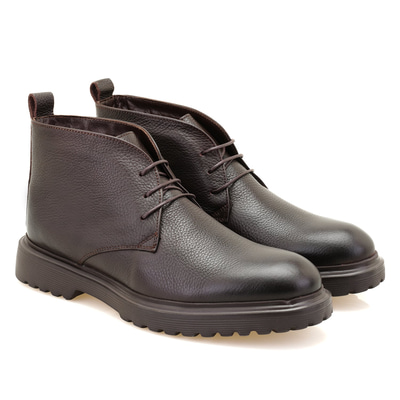 Damita Kahve Erkek Deri Bot