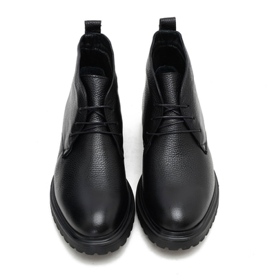 Damita Siyah Erkek Deri Bot