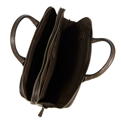 Daniel Erkek Kroko Baskılı Deri Evrak Çantası