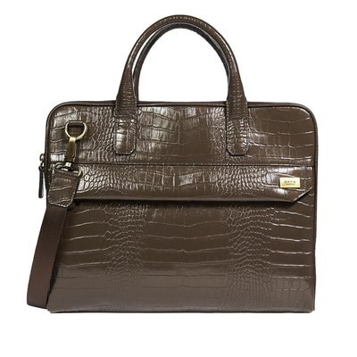 Daniel Erkek Kroko Baskılı Deri Evrak Çantası