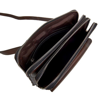 Dante Kahve Erkek Deri Postacı Çantası