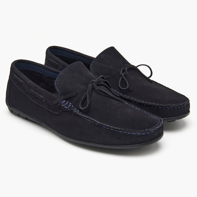 Daron Lacivert Erkek Süet Loafer