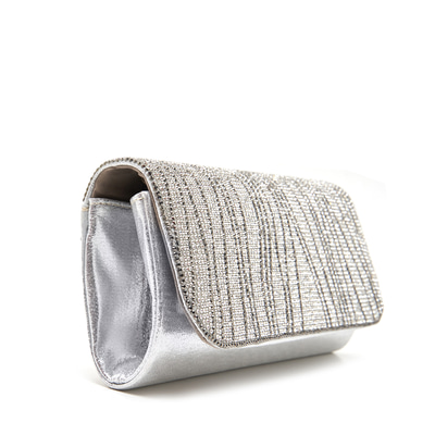 Darrell Gümüş Kadın Gece Çantası