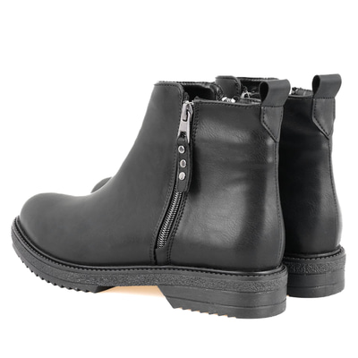 Darrly Siyah Kadın Fermuarlı Bot