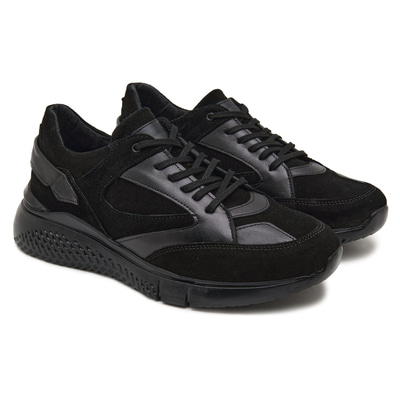 David Siyah Erkek Süet Spor Ayakkabı