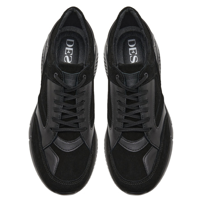 David Siyah Erkek Süet Spor Ayakkabı