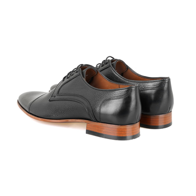 Davin Siyah Erkek Deri Klasik Ayakkabı