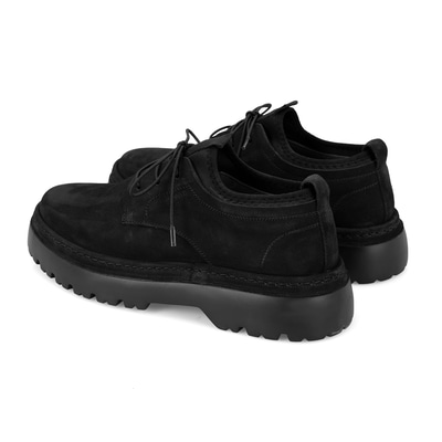Davion Siyah Erkek Nubuk Deri Günlük Ayakkabı