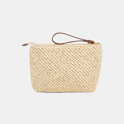 DE-13145 SS26 KADIN CLUTCH HASIR ÇANTA
