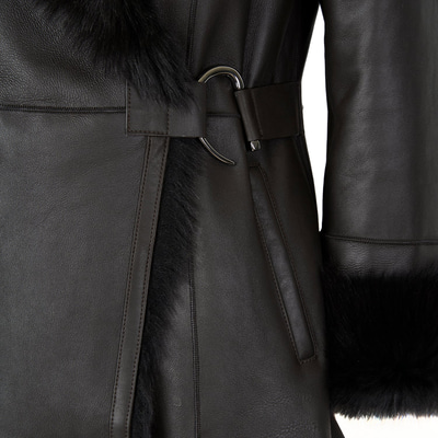 Debora Kahve Kadın Kürk Ceket