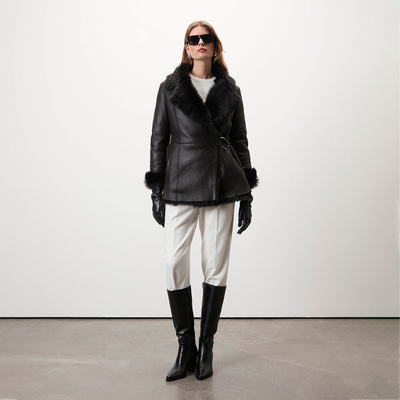 Debora Kahve Kadın Kürk Ceket