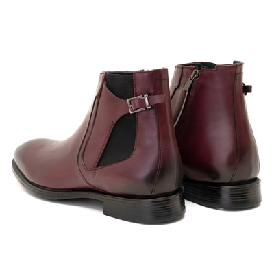 Delmar Bordo Erkek Deri Bot