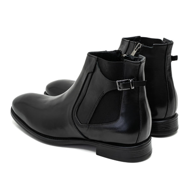 Delmar Siyah Erkek Deri Bot
