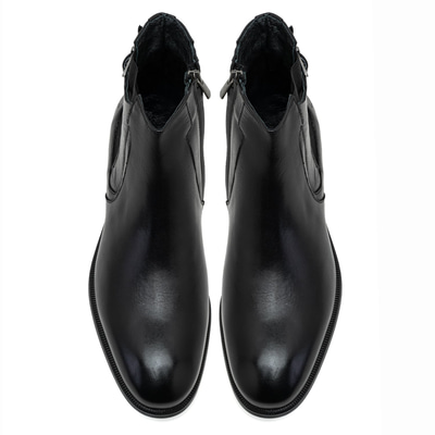 Delmar Siyah Erkek Deri Bot