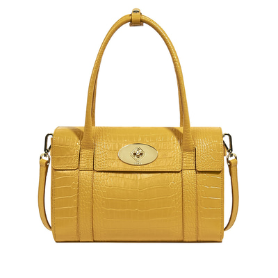 Demelza Kadın Kroko Baskılı Deri Omuz Askılı Çanta
