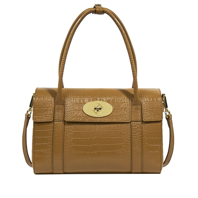 Demelza Kadın Kroko Baskılı Deri Omuz Askılı Çanta