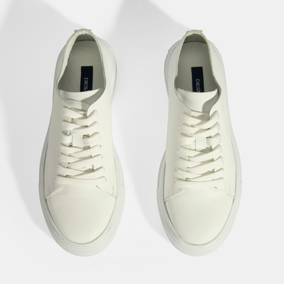 Denissy Beyaz Erkek Deri Günlük Ayakkabı