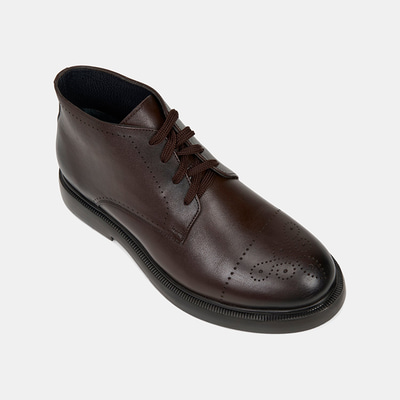 DESA - GS Erkek Kahve Bağcıklı Deri Bot