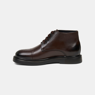 DESA - GS Erkek Kahve Bağcıklı Deri Bot