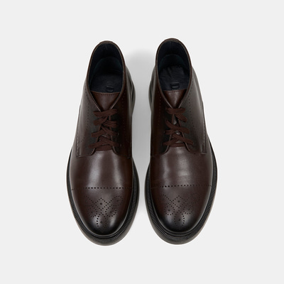 DESA - GS Erkek Kahve Bağcıklı Deri Bot