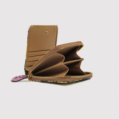 Desenli Kadın Deri Cüzdan