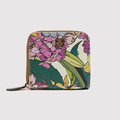 Desenli Kadın Deri Cüzdan