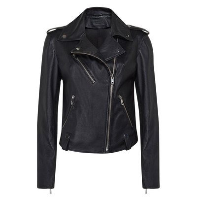 Dessey Kadın Deri Streç Biker Ceket