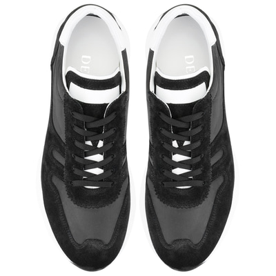 Destine Siyah Erkek Spor Süet Deri Ayakkabı