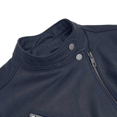 Destiny Lacivert Kadın Deri Ceket