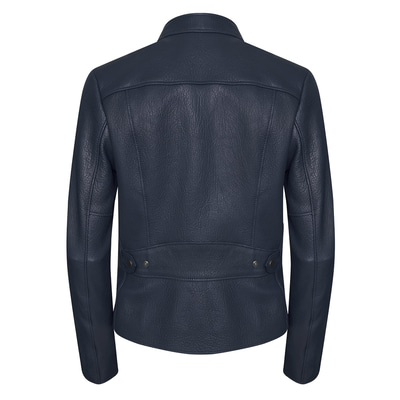 Destiny Lacivert Kadın Deri Ceket