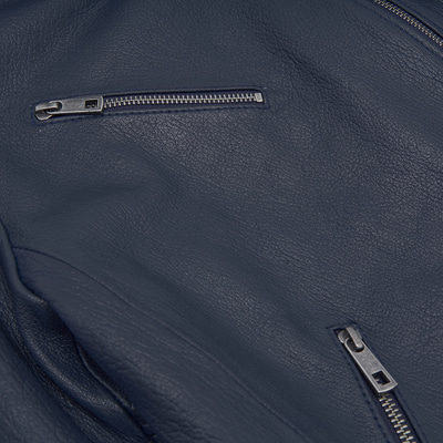 Destiny Lacivert Kadın Deri Ceket