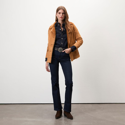 Diany Kahve Kürk Ceket