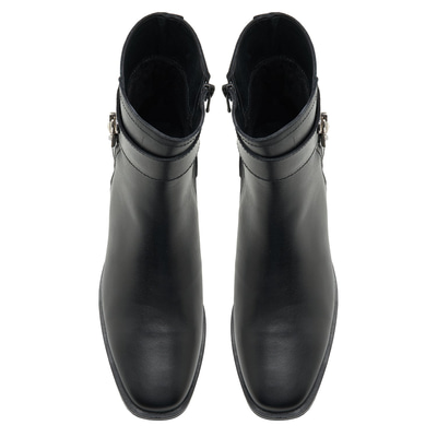 Dina Siyah Kadın Deri Bot