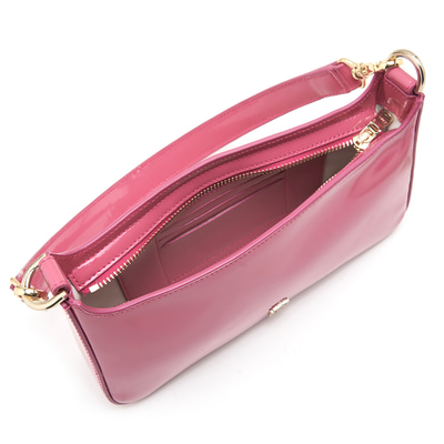 Donni Fuşya Kadın Rugan Deri Omuz Çantası 