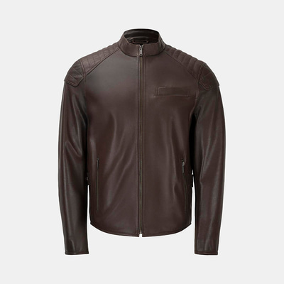 Dugan Kahve Erkek Deri Mont